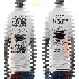 Nautique I Am The Captain I Am Always Right Boat T-shirt imprimé au dos - Cadeauxyz
