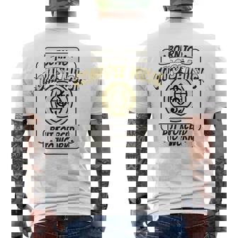 Né Pour Composer De La Musique Mais Forcé De Travailler Compositeur Amusant T-shirt imprimé au dos - Cadeauxyz