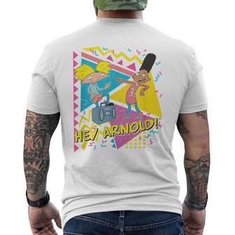 Nickelodeon Hey Arnold Gerald Best Friends Boombox T-Shirt mit Rückendruck - Geschenkecke