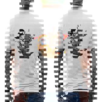 Niños 7 Años De Edad Pirata Fiesta De Cumpleaños Piratas Barco Arr 7Th Camiseta Hombre Estampado Espalda - Regaloses