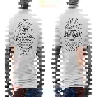 North Pole Milk And Cookie Co Holiday Christmas Men's Back Print T-Shirt - Monsterry