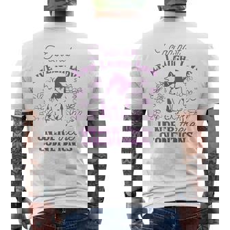 I Can Not Live Laugh Love Under These Conditions Cat Men's Back Print T-Shirt - Monsterry