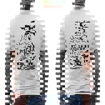 The Ocean Made Me Salty Tank Top Men's Back Print T-Shirt - Monsterry