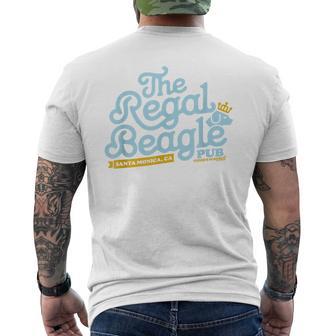 Officially Licensed Regal Beagle Pub Three's Company Logo Men's T-shirt Back Print - Thegiftio UK