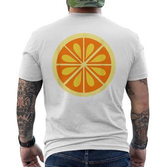 Orange Costume Fruit Orange Carnival Last Minute T-Shirt mit Rückendruck - Geschenkecke