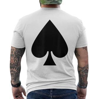 Pad Ass Card Game Playing Card Costume Fancy Dress Party Gray S T-Shirt mit Rückendruck - Geschenkecke