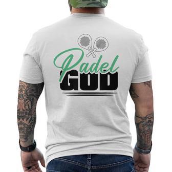 Padel Paddle-Tennis Paddle Padeln Padeltennis Padel-Tennis T-Shirt mit Rückendruck - Geschenkecke