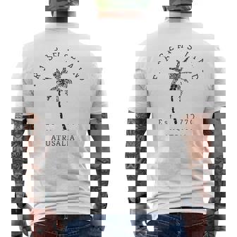 Palmier Rétro Cool De Fraser Island Australie T-shirt imprimé au dos - Cadeauxyz