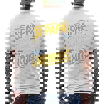 Papá Manitas Hombre Divertida Arreglarlo Día Del Padre Manga Larga Camiseta Hombre Estampado Espalda - Regaloses