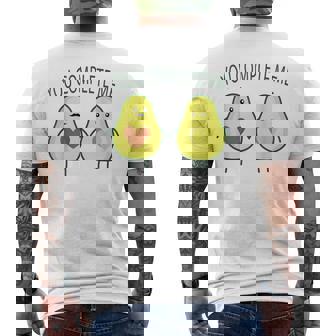 Pareja De Aguacate Me Completas Pareja De Aguacate Camiseta Hombre Estampado Espalda - Regaloses