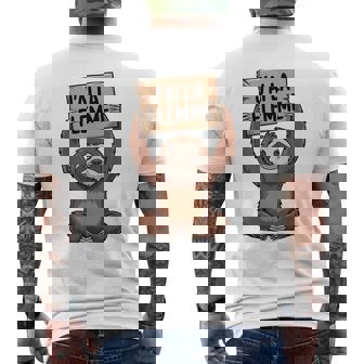 Paresseux Humour Drôle Paresse Sommeil J'ai La Flemme T-shirt imprimé au dos - Cadeauxyz