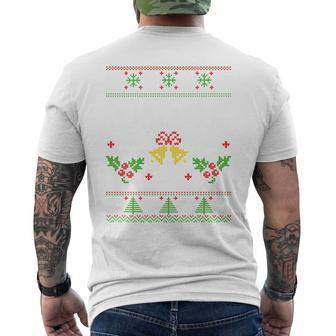 Peace I Come In Peace Matching Ugly Christmas Jumper T-Shirt mit Rückendruck - Geschenkecke