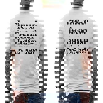 Piper No Tsunami Buddhism No Parker Posey White Lotus Season Men's T-shirt Back Print - Thegiftio UK