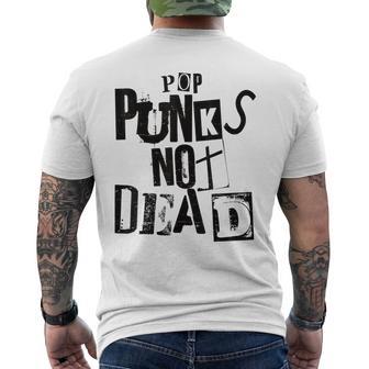 Pop Punks Not Dead -Intage Grunge Pop Punk Is Not Dead T-Shirt mit Rückendruck - Geschenkecke