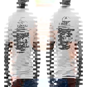 Protect Our Parks Bear Graphic National Park Men's T-shirt Back Print - Monsterry