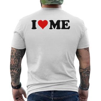 Red Heart I Love Me T-Shirt mit Rückendruck - Geschenkecke