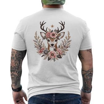 Reh Damen Reh Kostüm Kinder Carnival Reindeer T-Shirt mit Rückendruck - Geschenkecke