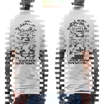 Relax Nothing Is Under Control Cute Sloth Yoga Men's Back Print T-Shirt - Monsterry