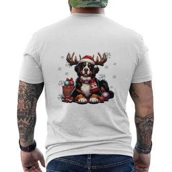 Rentier War Ausverkauft Berner Sennen Lustiges Weihnachts T-Shirt mit Rückendruck - Geschenkecke