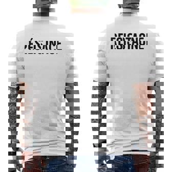 Résistance Manifestation Pass Sanitaire T-shirt imprimé au dos - Cadeauxyz