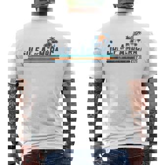 Retro Gulf Of Us America 2025 American Flag Gulf Mexico Men's T-shirt Back Print - Seseable