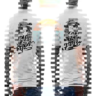 Retro Gulf Of Usa America 2025 American Flag Gulf Mexico Men's T-shirt Back Print | Mazezy