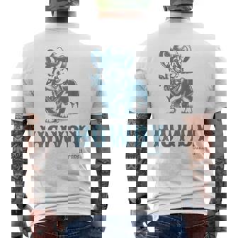 Retro Howdy Corgi Cowboy Western Country Cowboy Cowgirl Men's T-shirt Back Print - Seseable