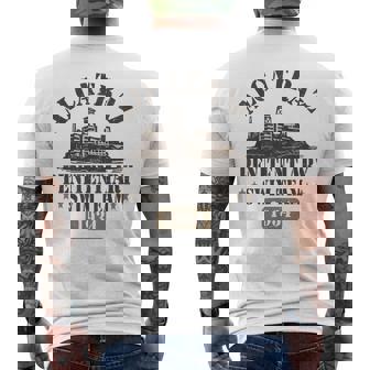 San Francisco Alcatraz Swim Team From 1934 Men's Back Print T-Shirt - Monsterry