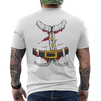 Santa Claus Costume Santa Claus Costume Father Christmas T-Shirt mit Rückendruck - Geschenkecke