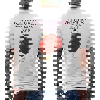 Sarcastique Zéro Plumes T-shirt imprimé au dos - Cadeauxyz