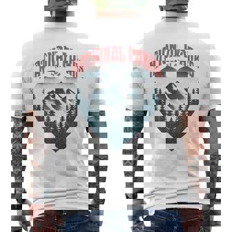 Save Our National Parks Protect Our National Park Men's T-shirt Back Print | Mazezy