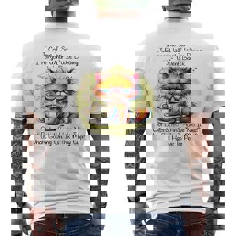 I Came I Saw I Forgot What I Was Doing Went Back Got Distrac Men's T-shirt Back Print - Seseable