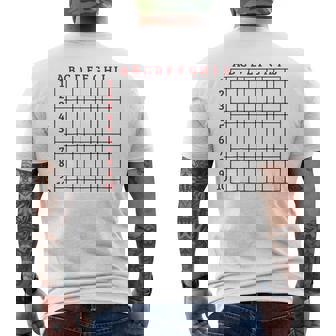 Scratch My Back Grid En La Parte Posterior Camiseta Hombre Estampado Espalda - Regaloses