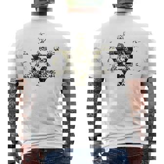 Signification De L'étoile Mondiale De David T-shirt imprimé au dos - Cadeauxyz