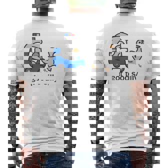 Got Too Silly Goose Police Men's T-shirt Back Print - Thegiftio UK
