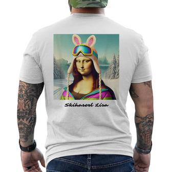 Skihaserl Lisa Mona Apres Ski Haserl Ski Holiday Team Outfit T-Shirt mit Rückendruck - Geschenkecke