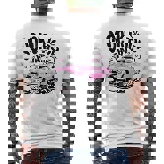 Sock Hop Retro 50s Clothing Doo Wop Vintage Rockabilly 1950s Men's Back Print T-Shirt - Monsterry