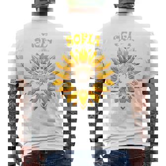 Sofia Hermoso Diseño De Girasol Para Niñas Con Nombre Sofia Manga Larga Camiseta Hombre Estampado Espalda - Regaloses
