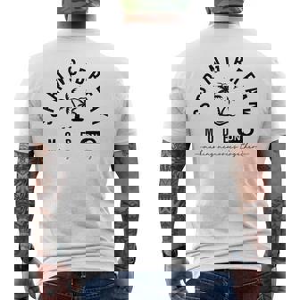 Spring Vacation Break 2025 Mode On Party Ready Beach Vibes Men's T-shirt Back Print - Seseable