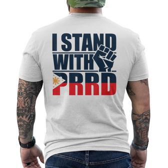 I Stand For Duterte Vintage Free Duterte Men's T-shirt Back Print - Thegiftio UK