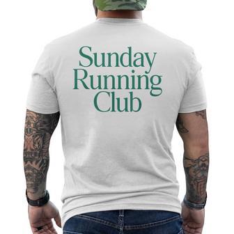 Sunday Running Club X Jogger Jogging Runner Fitness Gym T-Shirt mit Rückendruck - Geschenkecke