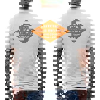 I Survived Hells Revenge Moab Utah T Men's Back Print T-Shirt - Monsterry