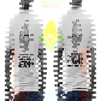 Sweet Corn Corn On The Cob Powered By Corn Men's Back Print T-Shirt - Monsterry