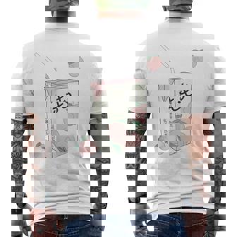 Texto Japonés De Los 90 Jugo De Durazno Estético Otaku Anime T-Shirt mit Rückendruck - Seseable