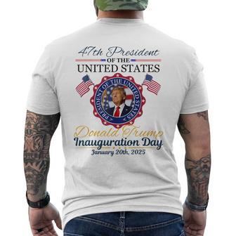 Trump Inauguration Day 2025 Donald Trump Inauguration 2025 Men's T-shirt Back Print - Thegiftio UK