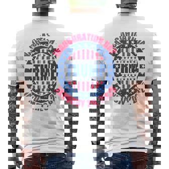 Trump Inauguration Day 2025 USA Patriotic January 20 Men's Back Print T-Shirt - Monsterry