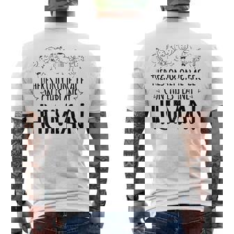 Una Raza La Igualdad Humana Antirracista Celebra La Diversidad Camiseta Hombre Estampado Espalda - Regaloses