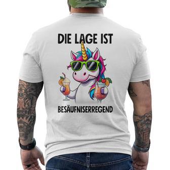 With Unicorn Motif T-Shirt mit Rückendruck - Geschenkecke