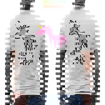 Unicornio De Metal Pesado Rosa Death Metal Camiseta Hombre Estampado Espalda - Regaloses
