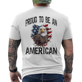 Usa American Flag Tourist Holiday America T-Shirt mit Rückendruck - Geschenkecke